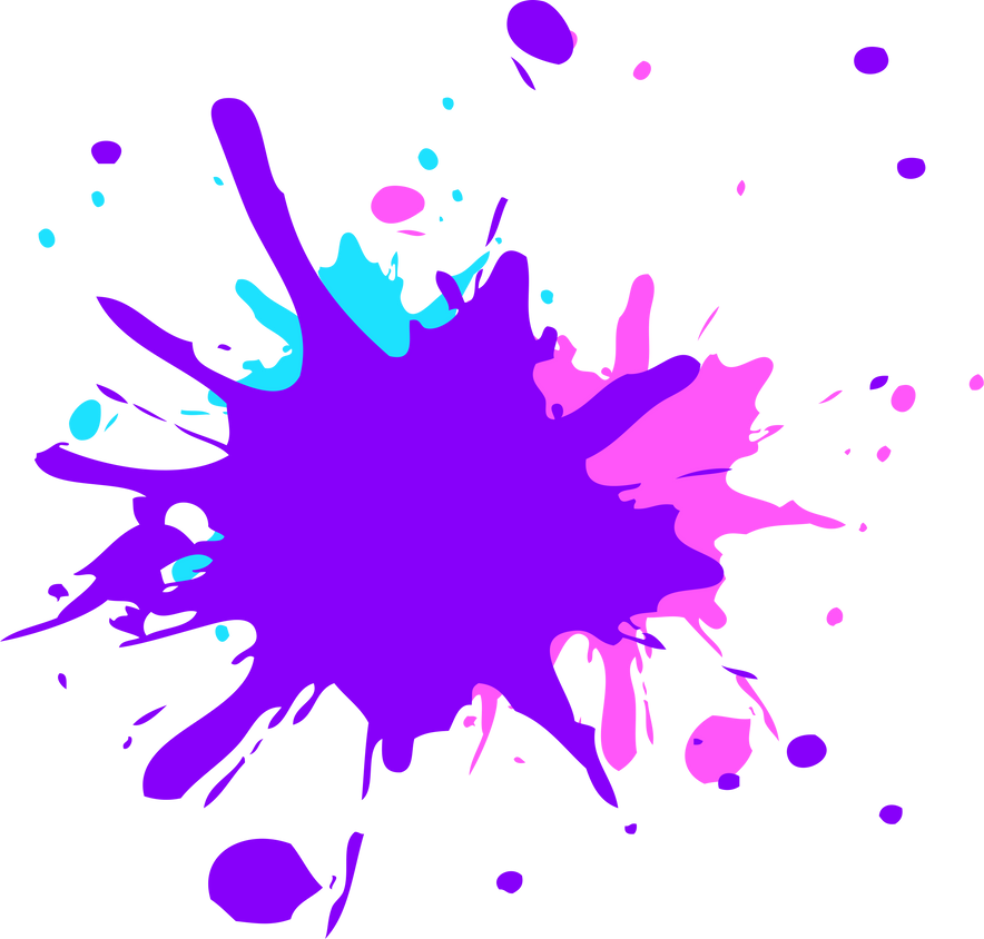 Colorful splash background graphic design